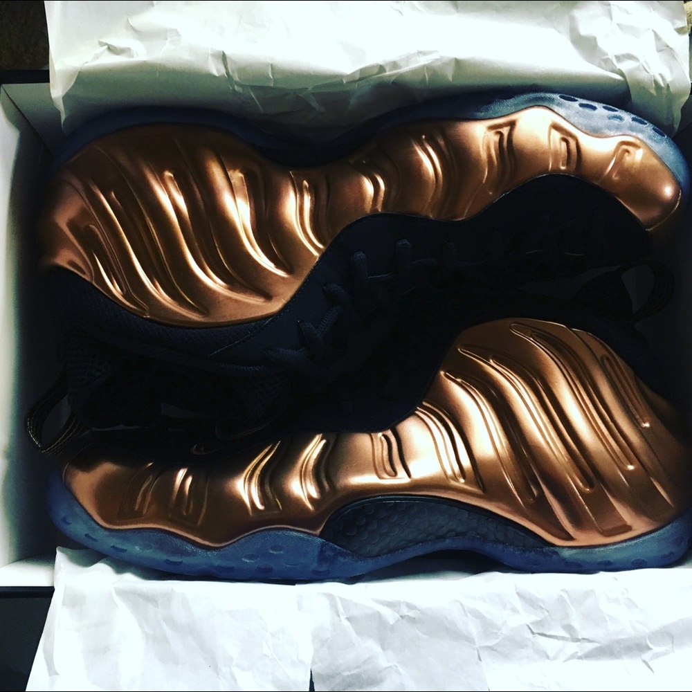 Copper Nike Foamposite size 14